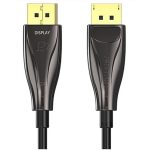 Vention Displayport/M -> Displayport/M (8K, optikai, fekete), 3m,  kábel