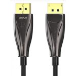 Vention Displayport/M -> Displayport/M (8K, optikai, fekete), 30m, kábel