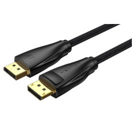   Vention Displayport/M -> Displayport/M (Szövet, fekete), 1,5m, kábel