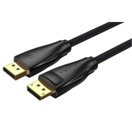   Vention Displayport/M -> Displayport/M (Szövet, fekete), 5m, kábel