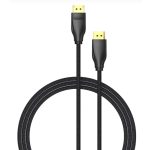 Vention Displayport/M -> Displayport/M  (Szövet, fekete), 10m, kábel