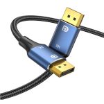 Vention DisplayPort/M (8K,HD, szövet, alu), 1,5m, kábel