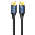 Vention DisplayPort/M (8K,HD, szövet, alu), 1,5m, kábel