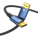 Vention DisplayPort/M (8K,HD, szövet, alu), 3m, kábel