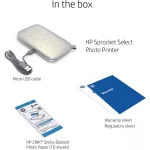 HP Sprocket Select hordozható fotónyomtató 2,3x3,4 hüvelykes