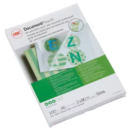   GBC Meleglamináló fólia, 80 mikron, A5, fényes, GBC (100db)