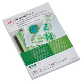   GBC Meleglamináló fólia, 80 mikron, A4, fényes, GBC (100db)