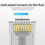 Vention UTP (Cat.6 ,RJ45,átlátszó) 100db, csatlakozó