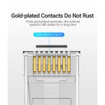 Vention UTP (Cat.6A ,RJ45,átlátszó) 50db, csatlakozó