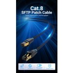 Vention SFTP Patch (Cat.8, szövet), 0,5m, kábel