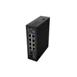 Lanberg ILFE-8P-1GE-1S-120 8xFE 10/100Mb/s LAN POE port 90W 1xGbE uplink LAN port 1xSFP uplink port ipari swtich