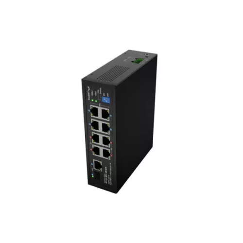 Lanberg ILFE-8P-1GE-1S-120 8xFE 10/100Mb/s LAN POE port 90W 1xGbE uplink LAN port 1xSFP uplink port ipari swtich