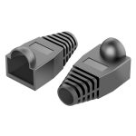 Vention RJ45 (PVC, fekete), 50 darab, védőburkolat