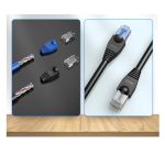 Vention RJ45 (PVC, világosszürke), 50 darab, védőburkolat