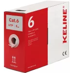 KELINE KE400U23-Eca-RLX Cat.6 U/UTP 305m PVC árnyékolatlan fali kábel