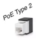 KELINE KEJ-C5E-U-TL Cat.5e UTP RJ45 árnyékolatlan szerszám nélkül szerelhető Keystone Jack