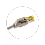 KELINE KEL-C6A-P-020 Cat6.A 10Gigabit STP LSOH 2m szürke patch kábel