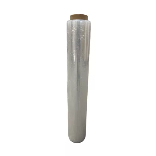 Kézi stretch fólia (Nyújtható, 23 mikron,Transzparens), 109m, 1,15kg fólia, 1,5 kg/tekercs
