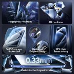 Vention iPhone 15, (HD edzett üveg, pormentesítővel), telefon kijelző védő üveg