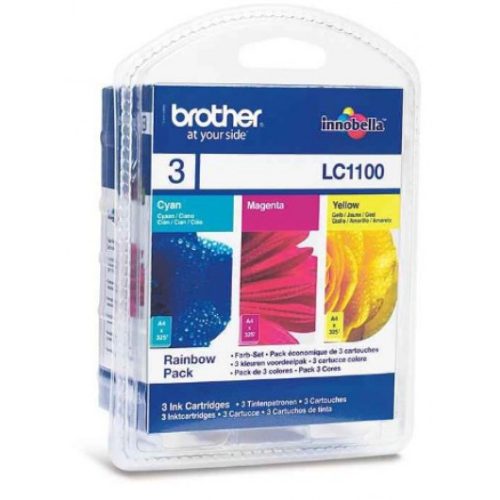 Brother LC1100CMY Tintapatron csomag 3*5,5 ml