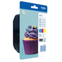   Brother LC123CMY Tintapatron csomag CMY 3*600 oldal kapacitás