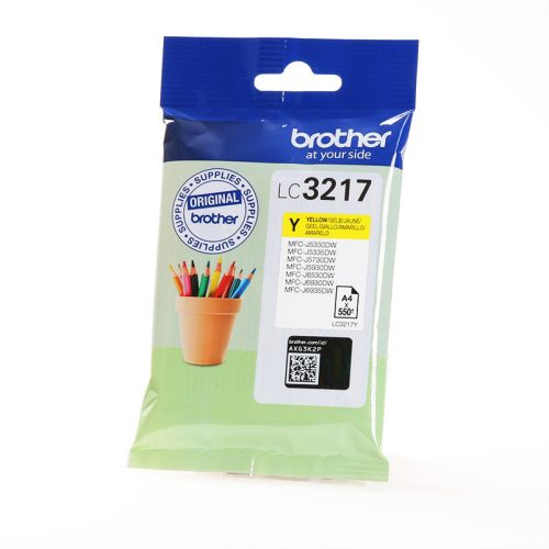 Brother LC3217Y Tintapatron Yellow 7,2 ml 550 oldal kapacitás