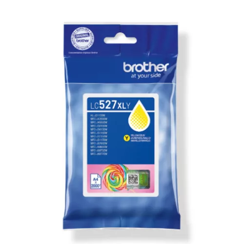Brother LC527XLY Tintapatron Yellow 2.000 oldal kapacitás