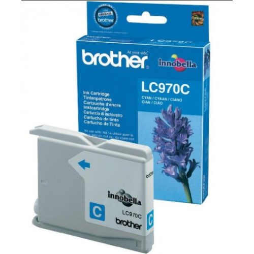 Brother LC970C Tintapatron Cyan 6,1 ml 300 oldal kapacitás