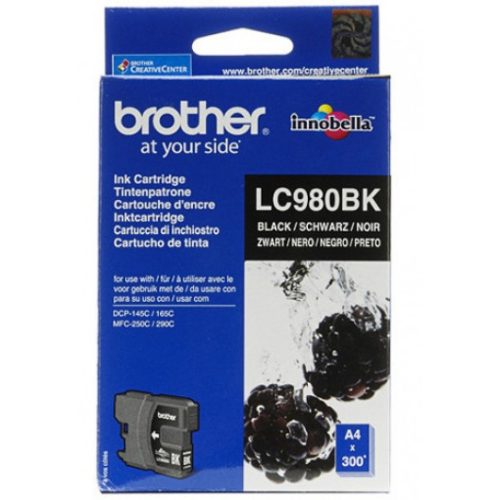 Brother LC980BK Tintapatron Black 8,7 ml 300 oldal kapacitás