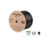 Lanberg LCF5-21CU-0305-BK Cat.5e FTP PE CU Fca 100MHz AWG24 305m árnyékolt fekete kültéri kábel