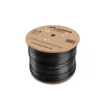 Lanberg LCF6-30CU-0305-BK Cat.6 F/UTP PE+PVC Fca 250MHz AWG23 305m árnyékolt zselés fekete kültéri kábel