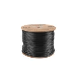 Lanberg LCU5-21CU-0305-BK Cat.5e UTP PE CU Fca 100MHz AWG24 305m árnyékolatlan fekete kültéri kábel