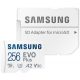 SAMSUNG SD kártya 256GB, EVO PLUS, Blue Wave, 160MB/s