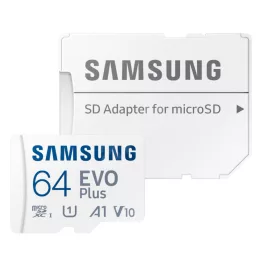 SAMSUNG SD kártya EVO PLUS (Blue Wave) 64GB+DJ3:DJ66
