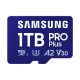 SAMSUNG SD kártya, 1TB, PRO PLUS, Blue Wave