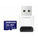 SAMSUNG SD kártya PRO PLUS with Reader (Blue Wave) 256GB