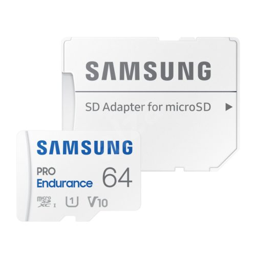 SAMSUNG SD kártya, 64GB, PRO ENDURANCE