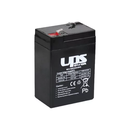 UPS Power MC4-6 6V 4Ah zselés akkumulátor