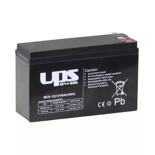 UPS Power MC6-12 12V 6Ah zselés akkumulátor