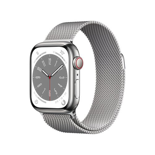 Apple Watch S8 CELL 41mm Silver S.Steel Case/Silver Loop