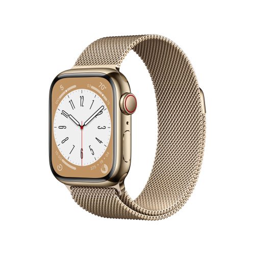 Apple Watch S8 CELL 41mm Gold S.Steel Case/Gold Loop