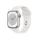 Apple Watch S8 CELL 45mm Silver Alu.Case/White Sp.Band