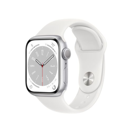 Apple Watch S8 GPS 41mm Silver Alu.Case/White Sp.Band