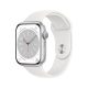 Apple Watch S8 GPS 45mm Silver Alu.Case/White Sp.Band