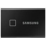SAMSUNG SSD Külső, 1TB, T7 Touch, Fekete, USB 3.2
