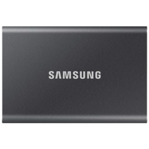 SAMSUNG SSD Külső, 1TB, T7, Titán Szürke, USB 3.2