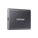 SAMSUNG SSD Külső, 1TB, T7, Titán Szürke, USB 3.2