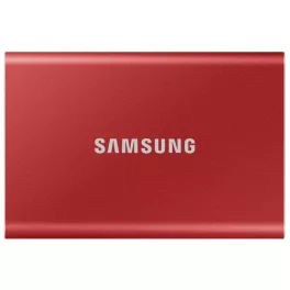 SAMSUNG SSD T7 external, USB 3.2, 2TB, Metallic Red