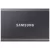 SAMSUNG SSD Külső, 2TB, T7, Titán Szürke, USB 3.2
