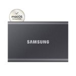 SAMSUNG SSD Külső, 4TB, T7, Titán Szürke, USB 3.2